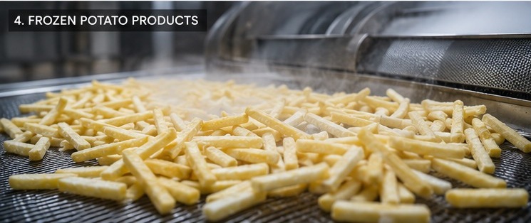 Frozen Foods – French fries and vegetables
